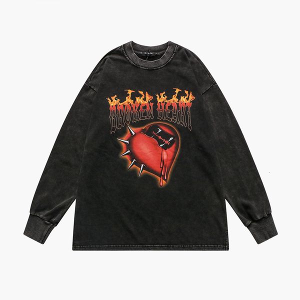 men's youth street tide brand high street love direct spray printing pullover long sleeve sweater autumn, Black
men's youth street tide brand high street love direct spray printing pullover long sleeve sweater autumn, Black