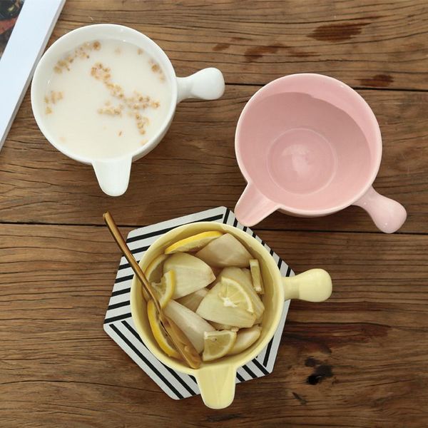 bowls creative ceramic soy milk oatmeal container personality household with handle fruit vegetable salad bowl cute glaze
bowls creative ceramic soy milk oatmeal container personality household with handle fruit vegetable salad bowl cute glaze