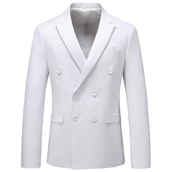 men's suits & blazers masculina nova moda casual boutique negócios cor sólida duplo breasted terno jaqueta casaco, White;black
men's suits & blazers masculina nova moda casual boutique negócios cor sólida duplo breasted terno jaqueta casaco, White;black