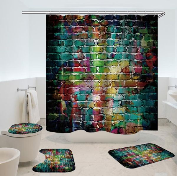 shower curtains creative decorative bathroom curtain modern waterproof bath mat with hook toilet seat 4-piece set
shower curtains creative decorative bathroom curtain modern waterproof bath mat with hook toilet seat 4-piece set