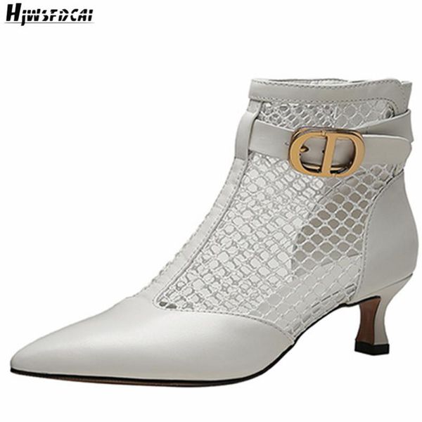 boots hjwsfdcai metal decor hollow out mesh women shoes pointed toe fashion female buckle strap street style mujer footwear, Black
boots hjwsfdcai metal decor hollow out mesh women shoes pointed toe fashion female buckle strap street style mujer footwear, Black