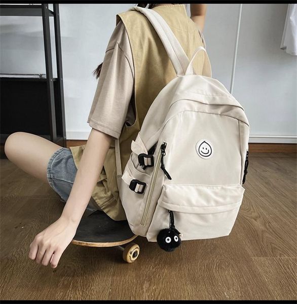 backpack 2021 solid color letter print waterproof women students korean school bag female teen girl nylon backpacks
backpack 2021 solid color letter print waterproof women students korean school bag female teen girl nylon backpacks