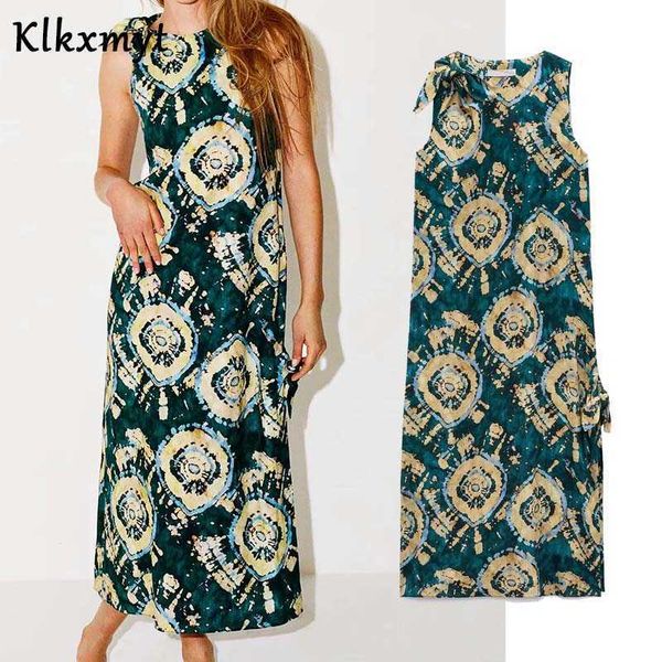 klkxmyt za dress woman sleeveless tie dye long women fashion knot midi summer es slit vintage elegant es 210527, Black;gray
klkxmyt za dress woman sleeveless tie dye long women fashion knot midi summer es slit vintage elegant es 210527, Black;gray