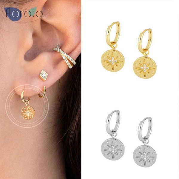hoop & huggie party jewelry huggies earrings 925 sterling silver cz european coin pendant charming women fashion gift, Golden;silver
hoop & huggie party jewelry huggies earrings 925 sterling silver cz european coin pendant charming women fashion gift, Golden;silver