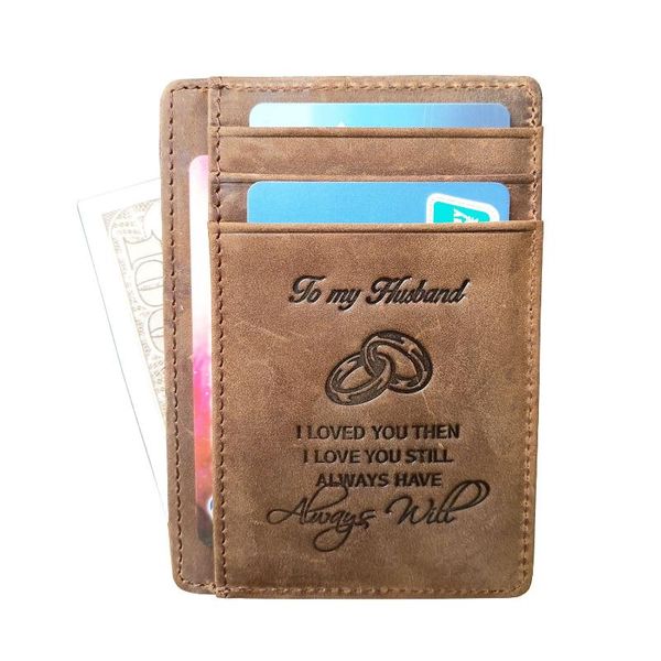 card holders 100% leather holder for men rfid fashion id male wallet coin purse pouch gift, Brown;gray
card holders 100% leather holder for men rfid fashion id male wallet coin purse pouch gift, Brown;gray