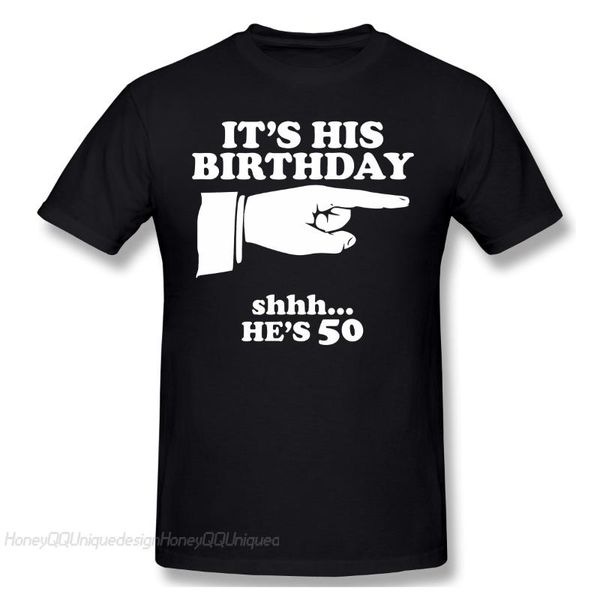 funny mens 50th it's his birthday he's t-shirt men short summer sleeve 50 years old in 1971 casual shirt loose men's t-shir t, White;black
funny mens 50th it's his birthday he's t-shirt men short summer sleeve 50 years old in 1971 casual shirt loose men's t-shir t, White;black