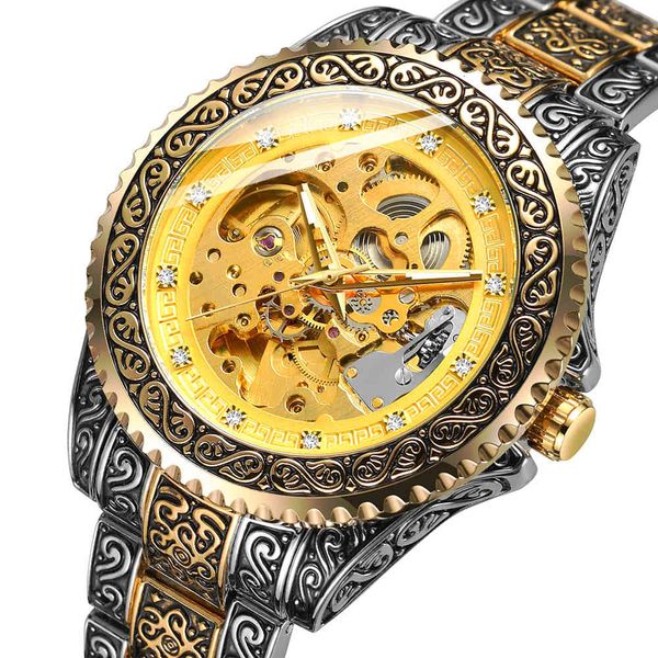 researching new watches steampunk men tattoo pattern skeleton carved car mechanical poison box ship, Slivery;brown
researching new watches steampunk men tattoo pattern skeleton carved car mechanical poison box ship, Slivery;brown