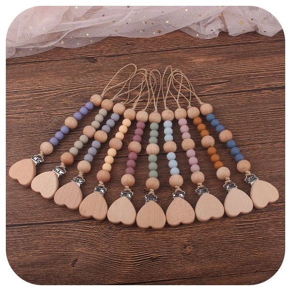 love heart newborn baby pacifier clip chain infant dummy soothie teether nipple holder for kid wood and silicone beads
love heart newborn baby pacifier clip chain infant dummy soothie teether nipple holder for kid wood and silicone beads
