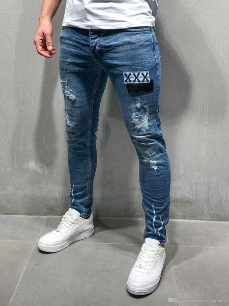men's jeans blue denim mens clothing ripped xxx embroidery design long pencil pants clothes dvkv
men's jeans blue denim mens clothing ripped xxx embroidery design long pencil pants clothes dvkv