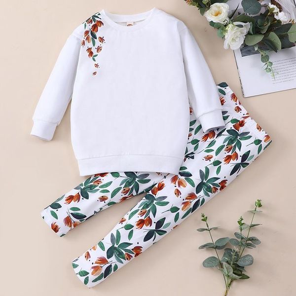 clothing sets girls outfits spring fall set kids clothes 2 pcs print long sleeve +long pants casual 1-6y, White
clothing sets girls outfits spring fall set kids clothes 2 pcs print long sleeve +long pants casual 1-6y, White