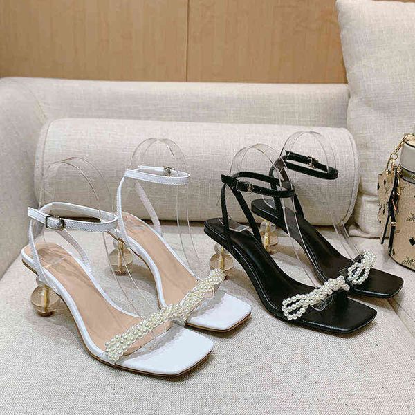 women's shoes beige summer pearl sandal's one-line high heels with skirt fairy shaped heel, Black
women's shoes beige summer pearl sandal's one-line high heels with skirt fairy shaped heel, Black
