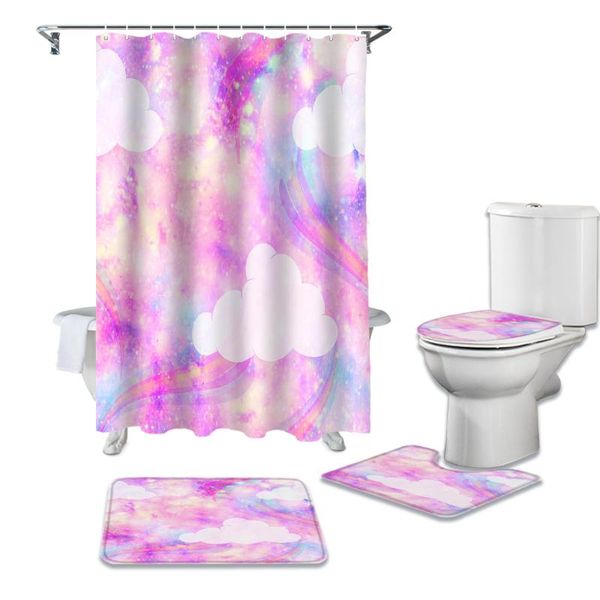 shower curtains fantasy cloud rainbow colors durable waterproof curtain set bathroom rugs carpet toilet seat cover pad floor mat
shower curtains fantasy cloud rainbow colors durable waterproof curtain set bathroom rugs carpet toilet seat cover pad floor mat