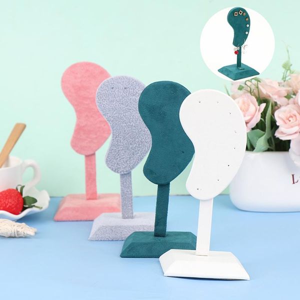 hooks & rails fashion earring display stand ear-shaped ear clip stud jewelry organizer microfiber holder
hooks & rails fashion earring display stand ear-shaped ear clip stud jewelry organizer microfiber holder