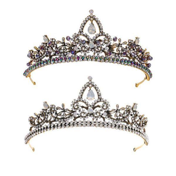 vintage rhinestone crown alloy hairband luxury baroque hair hoop women tiaras clips & barrettes, Golden;silver
vintage rhinestone crown alloy hairband luxury baroque hair hoop women tiaras clips & barrettes, Golden;silver