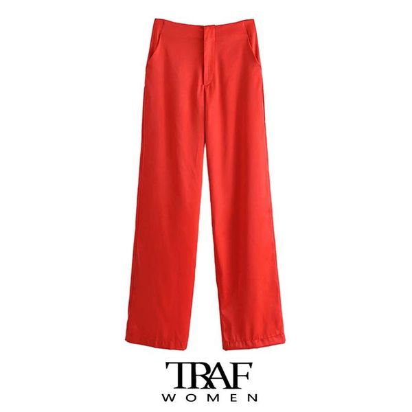 women's pants & capris za women fashion front pockets soft touch straight vintage high waist zipper female trousers mujer, Black;white
women's pants & capris za women fashion front pockets soft touch straight vintage high waist zipper female trousers mujer, Black;white