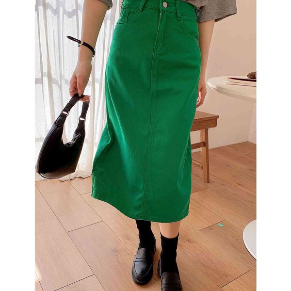 women's shorts spring summer fashion high waist share hip step denim skirt knee time jeans uqd4, White;black