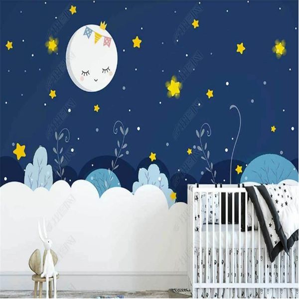 wallpapers nordic wallpaper for kid's room cartoon starry sky moon clouds children's background wall papers home decor murals
wallpapers nordic wallpaper for kid's room cartoon starry sky moon clouds children's background wall papers home decor murals