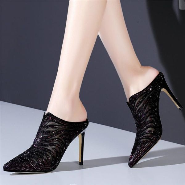 wedding party pumps women shiny diamonds pointed toe slim high heel gladiator sandals female breathable lace summer ankle boots, Black
wedding party pumps women shiny diamonds pointed toe slim high heel gladiator sandals female breathable lace summer ankle boots, Black