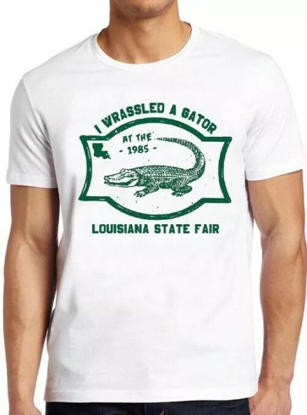 alligator wrestling crocodile gators louisiana funny cool animal t shirt 4006, White;black
alligator wrestling crocodile gators louisiana funny cool animal t shirt 4006, White;black