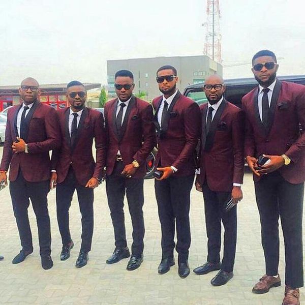 burgundy jacket groomsmen suits 2 piece terno de noivo costume garcon mariage wedding mens tuxedo for men's & blazers, White;black
burgundy jacket groomsmen suits 2 piece terno de noivo costume garcon mariage wedding mens tuxedo for men's & blazers, White;black