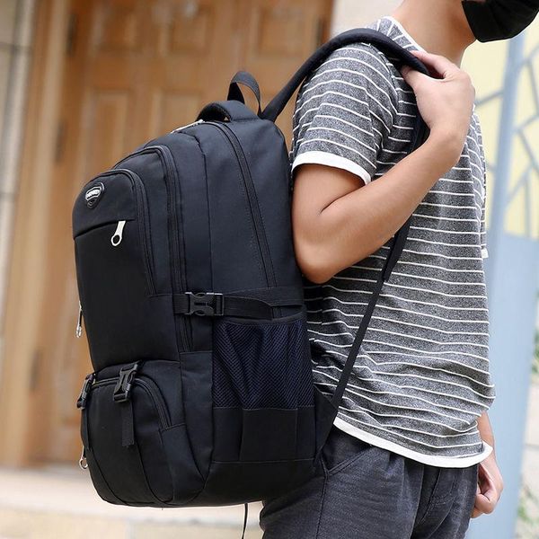 men's black backpack male oxford lapcomputer high school student college outside travel good quality bag wholesale
men's black backpack male oxford lapcomputer high school student college outside travel good quality bag wholesale