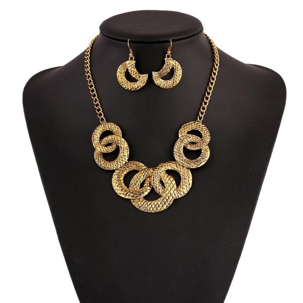 earrings & necklace lzhlq geometric splice circular vintage metal pattern necklaces women sweater jewelry statement brand accessories, Silver
earrings & necklace lzhlq geometric splice circular vintage metal pattern necklaces women sweater jewelry statement brand accessories, Silver
