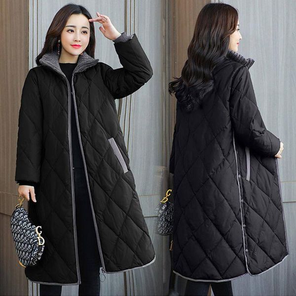women's fur & faux style dress women long winter clothing cotton-padded thick east gate knee jacket coat, Black
women's fur & faux style dress women long winter clothing cotton-padded thick east gate knee jacket coat, Black