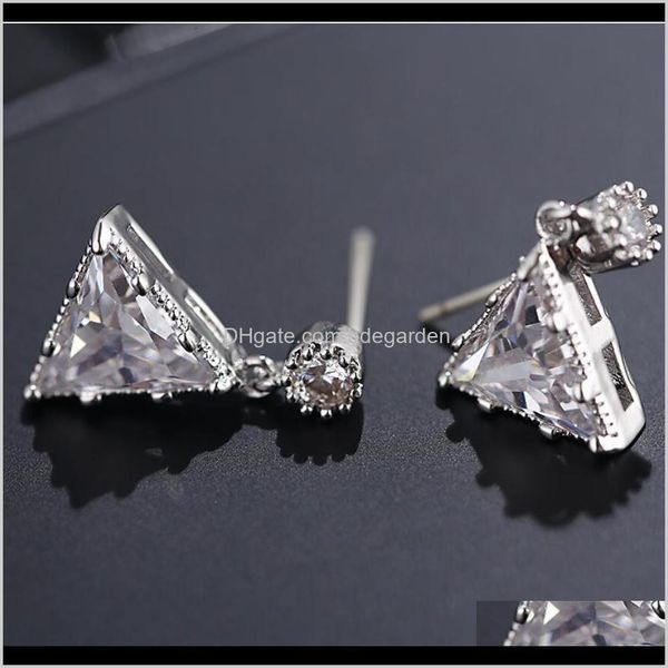 drop delivery 2021 jewelry s925 sterlig sier needle for women triangle charm stud earrings fashion of yagcj, Golden;silver
drop delivery 2021 jewelry s925 sterlig sier needle for women triangle charm stud earrings fashion of yagcj, Golden;silver