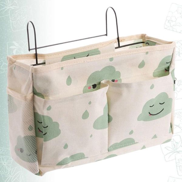 storage bags 1pc bedside hanging organizer bag multifunction sundries book pouch (green)
storage bags 1pc bedside hanging organizer bag multifunction sundries book pouch (green)