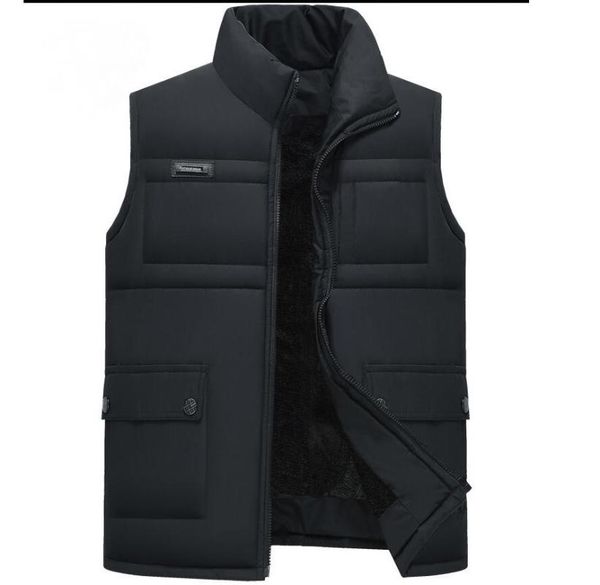 men's vests mens down winter jackets waistcoat men fashion sleeveless solid zipper coat overcoat keep warm plus size 4xl, Black;white
men's vests mens down winter jackets waistcoat men fashion sleeveless solid zipper coat overcoat keep warm plus size 4xl, Black;white