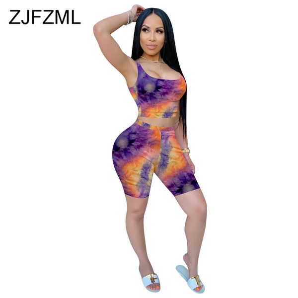summer tie dye print sportswears for women scoop neck sleeveless tank crop high waist biker shorts skinny two piece outfits 210520, White
summer tie dye print sportswears for women scoop neck sleeveless tank crop high waist biker shorts skinny two piece outfits 210520, White