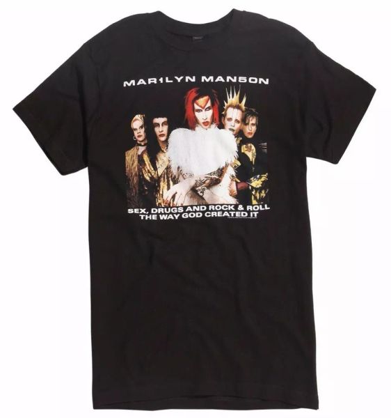 Marilyn Manson ROCK IS DEAD TOUR T-Shirt NEW 100% Authentic Front & Back Design, White;black
Marilyn Manson ROCK IS DEAD TOUR T-Shirt NEW 100% Authentic Front & Back Design, White;black