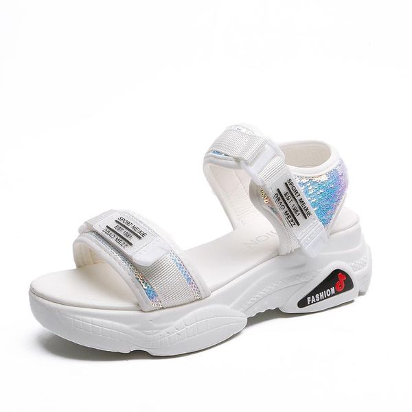 high heels sandals female 2021 summer flat platform shoes woman hook & loop women bling shine beach, Black
high heels sandals female 2021 summer flat platform shoes woman hook & loop women bling shine beach, Black
