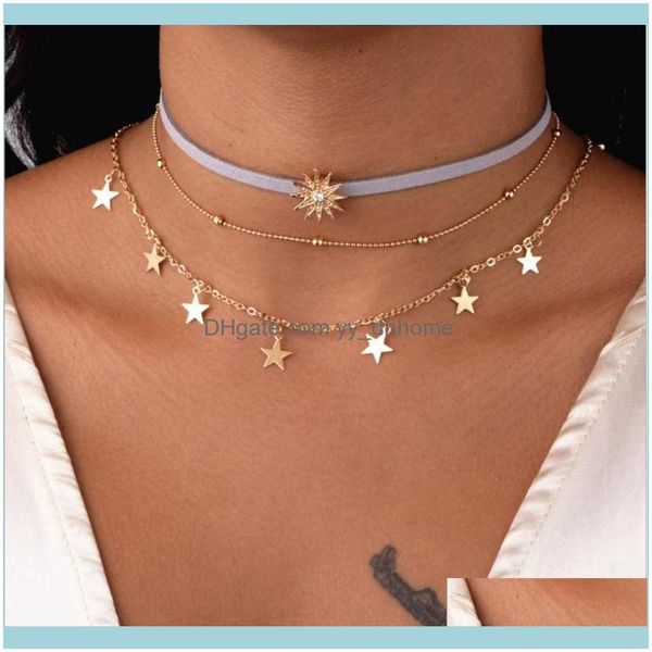 necklaces & pendants jewelryfashion three layer necklace grey pu belt with sun aessory bead metal chain stars pendant gold color chokers dro, Golden;silver
necklaces & pendants jewelryfashion three layer necklace grey pu belt with sun aessory bead metal chain stars pendant gold color chokers dro, Golden;silver
