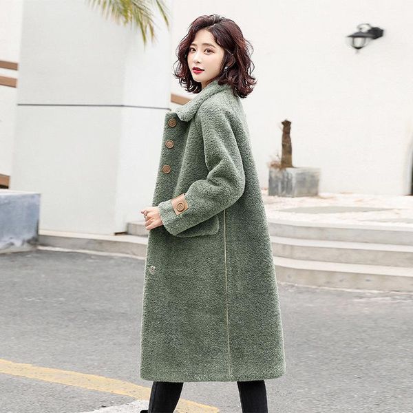 women's wool & blends xxl-6xl plus size 80007 large sister medium and long plush coat 2021 foreign style reduces the age by 200 kg in w, Black
women's wool & blends xxl-6xl plus size 80007 large sister medium and long plush coat 2021 foreign style reduces the age by 200 kg in w, Black