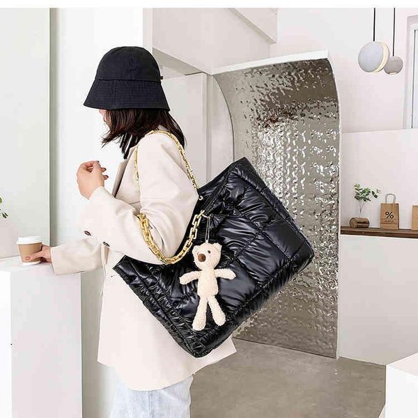 fashion space cotton tote women shoulder bag luxury large capacity down handbags women bags designer chain big shopper bag purse
fashion space cotton tote women shoulder bag luxury large capacity down handbags women bags designer chain big shopper bag purse