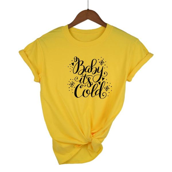 women's t-shirt funny baby it's cold graphic christmas day gift tshirt women cotton plus size casual fashion drop shipfunny ba, White
women's t-shirt funny baby it's cold graphic christmas day gift tshirt women cotton plus size casual fashion drop shipfunny ba, White