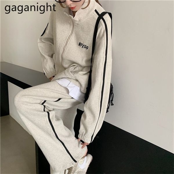 casual loose women tracksuit spring autumn cozy two pieces set zipper hoodies long split pant 2pieces outfit 210601, White
casual loose women tracksuit spring autumn cozy two pieces set zipper hoodies long split pant 2pieces outfit 210601, White