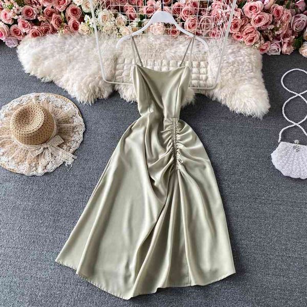 casual dresses fashion party open back dress for women summer design sense folds waist slim solid color sling elegant love vestido, Black;gray
casual dresses fashion party open back dress for women summer design sense folds waist slim solid color sling elegant love vestido, Black;gray