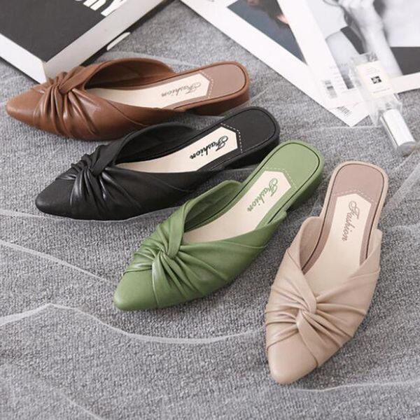 summer slippers women shoes 2021 fashion casual non-slip mules ladies pointed toe outdoor female pantuflas mujer, Black
summer slippers women shoes 2021 fashion casual non-slip mules ladies pointed toe outdoor female pantuflas mujer, Black