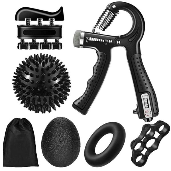 hand grips 6pcs strength exercise gripper adjustable grip counter finger puller training trainer
hand grips 6pcs strength exercise gripper adjustable grip counter finger puller training trainer