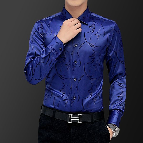 men's dress shirts large size 5xl mens long-sleeved printed red blue slim elegant men shirt evrm, White;black
men's dress shirts large size 5xl mens long-sleeved printed red blue slim elegant men shirt evrm, White;black