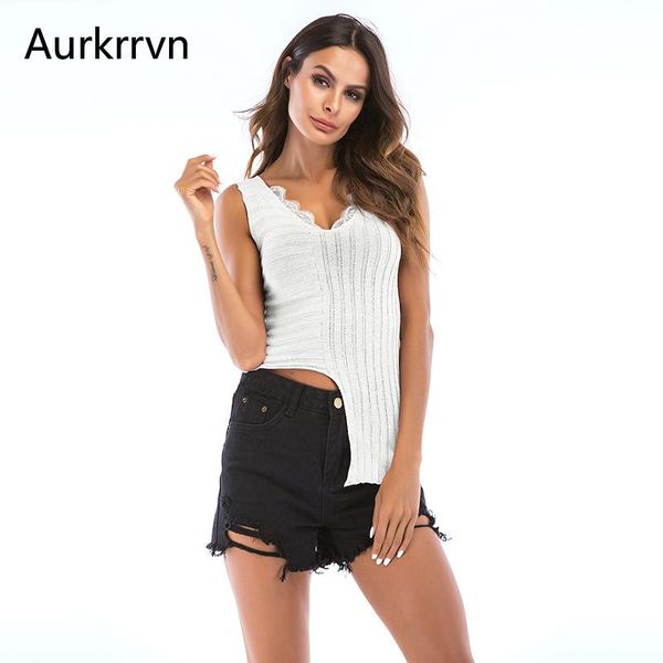 women's tanks & camis aurkrrvn casual knitted v neck lace trim asymmetrical tank femme striped summer vacation vest for woman, White
women's tanks & camis aurkrrvn casual knitted v neck lace trim asymmetrical tank femme striped summer vacation vest for woman, White
