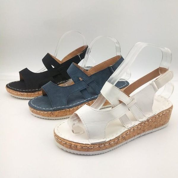 sandals women's casual wedge open toe big size women summer shoes outdoor comfortable 35-43, Black
sandals women's casual wedge open toe big size women summer shoes outdoor comfortable 35-43, Black