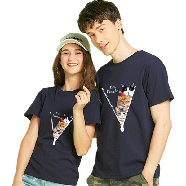 men's t-shirts 2021 summer fashion women/men couple cotton loose cat claw pattern printed tees male/female casual short sleeve t-shirt, White;black
men's t-shirts 2021 summer fashion women/men couple cotton loose cat claw pattern printed tees male/female casual short sleeve t-shirt, White;black