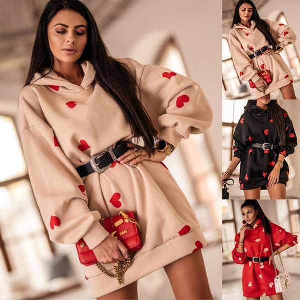 women's hoodies & sweatshirts autumn and winter long loose heart-shaped printed sweatshirt women casual hooded pullover sleeve sportwea, Black
women's hoodies & sweatshirts autumn and winter long loose heart-shaped printed sweatshirt women casual hooded pullover sleeve sportwea, Black