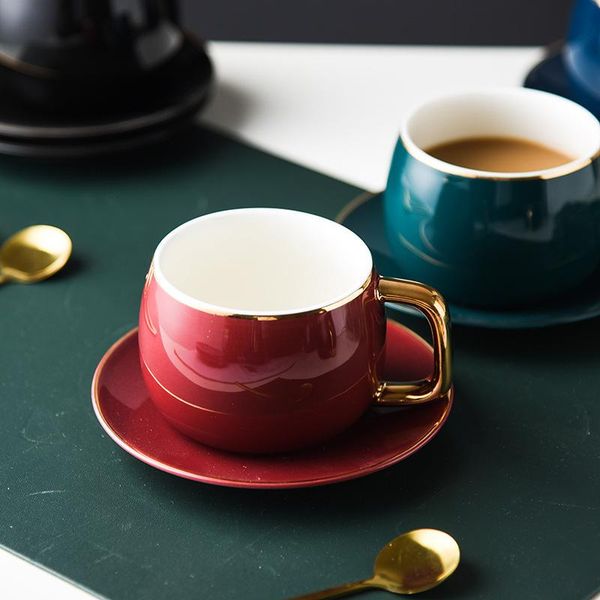 mugs modern design porcelain coffee cup and saucer ceramics simple mug european style light luxury espresso drinkware for tea
mugs modern design porcelain coffee cup and saucer ceramics simple mug european style light luxury espresso drinkware for tea