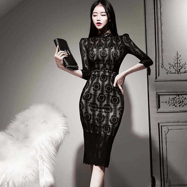 evening party women black see through hollow out floral lace bodycon dress office lady spring summer work basic dresses 210529, Black;gray
evening party women black see through hollow out floral lace bodycon dress office lady spring summer work basic dresses 210529, Black;gray