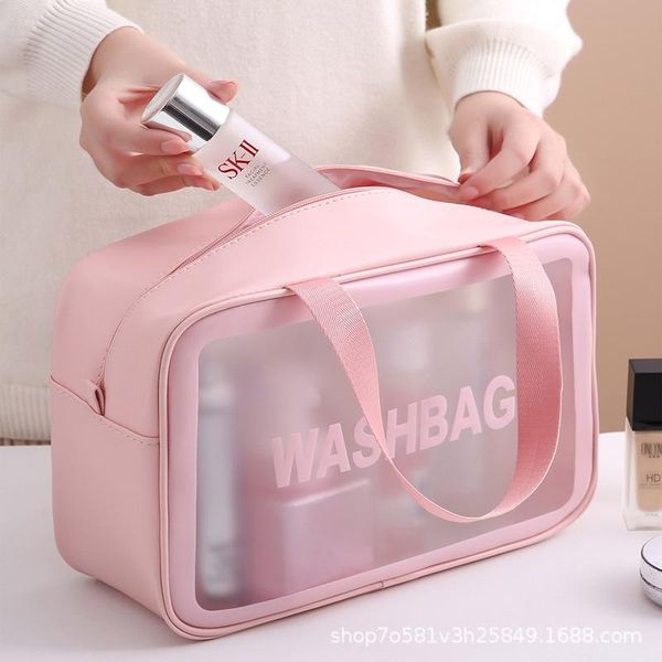 transparent large-capacity cosmetic storage bag korean style simple solid color waterproof travel toiletry beauty case bags & cases
transparent large-capacity cosmetic storage bag korean style simple solid color waterproof travel toiletry beauty case bags & cases