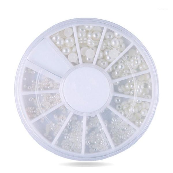 wheel nail jewelry 2mm 3mm semi-circular flat back pearl 2 colors beige/ pure white turntable diy nails decoration accessories1, Silver;gold
wheel nail jewelry 2mm 3mm semi-circular flat back pearl 2 colors beige/ pure white turntable diy nails decoration accessories1, Silver;gold